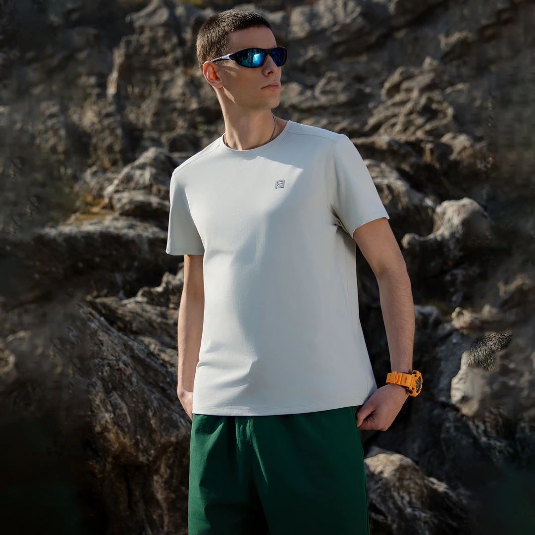 【小翟粉丝专属】TWOTWINSTYLE速干T恤男夏运动上衣防晒透气短袖