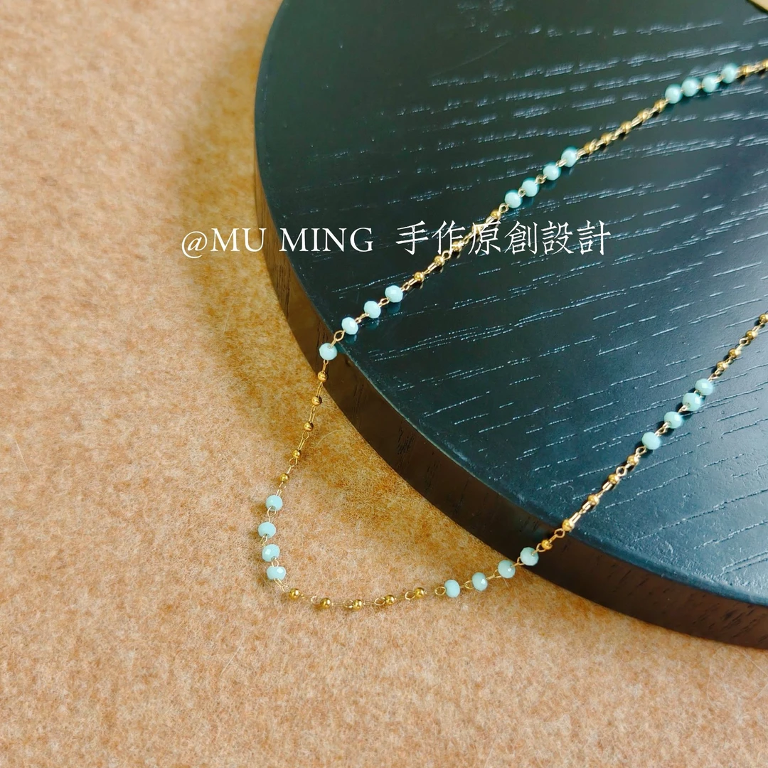 钛钢项链 点缀搭配链项链手工气质轻奢百搭锁骨链挂脖