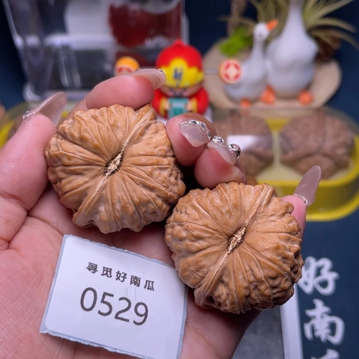 阿***峰把件文玩核桃南瓜墩44-0529