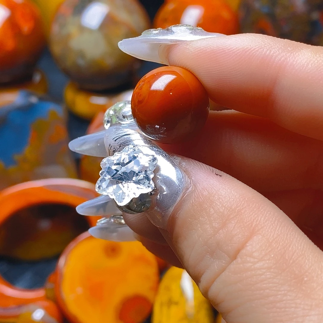 玛瑙/玉髓颈饰未镶嵌疾*