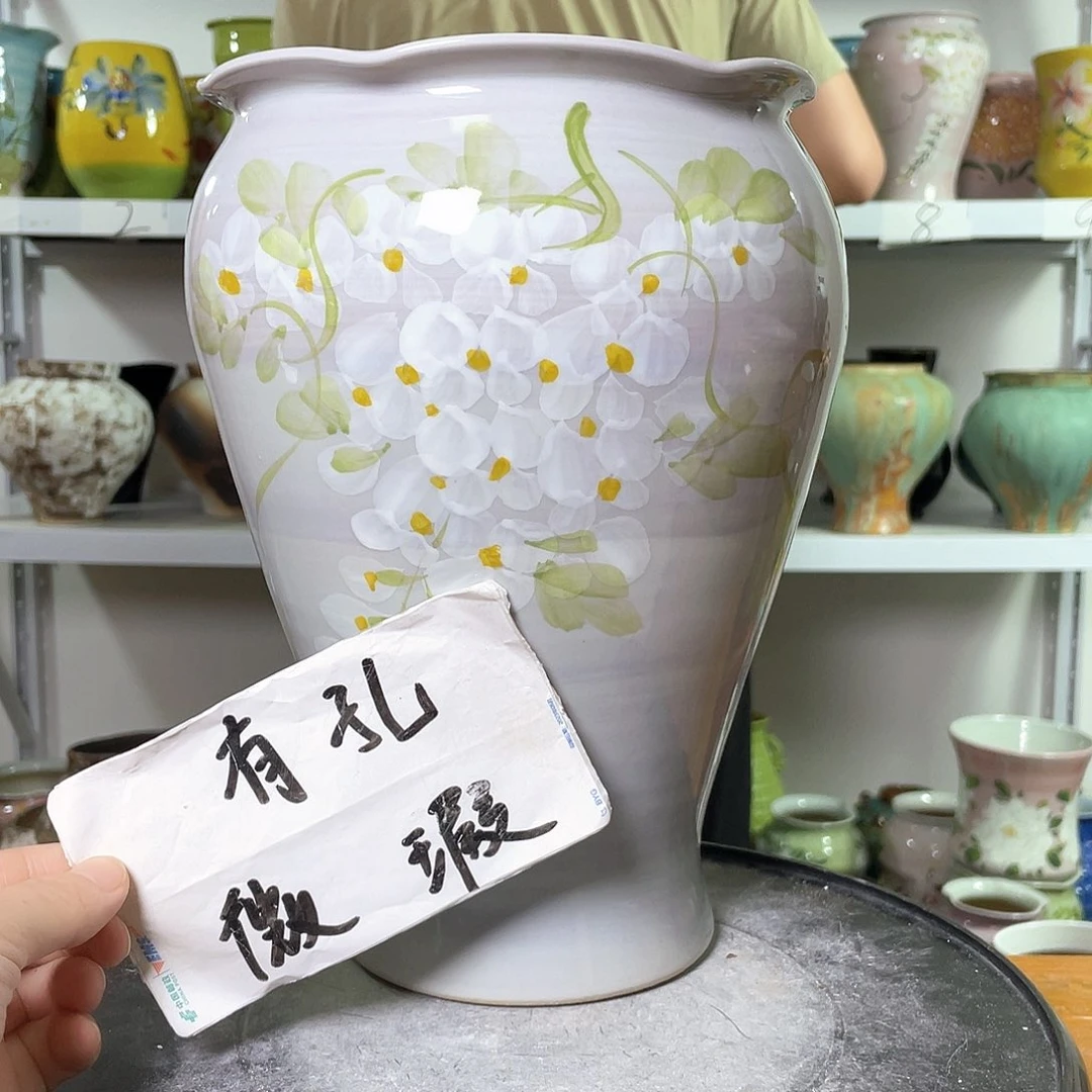 景德镇陶瓷花盆花器暇256