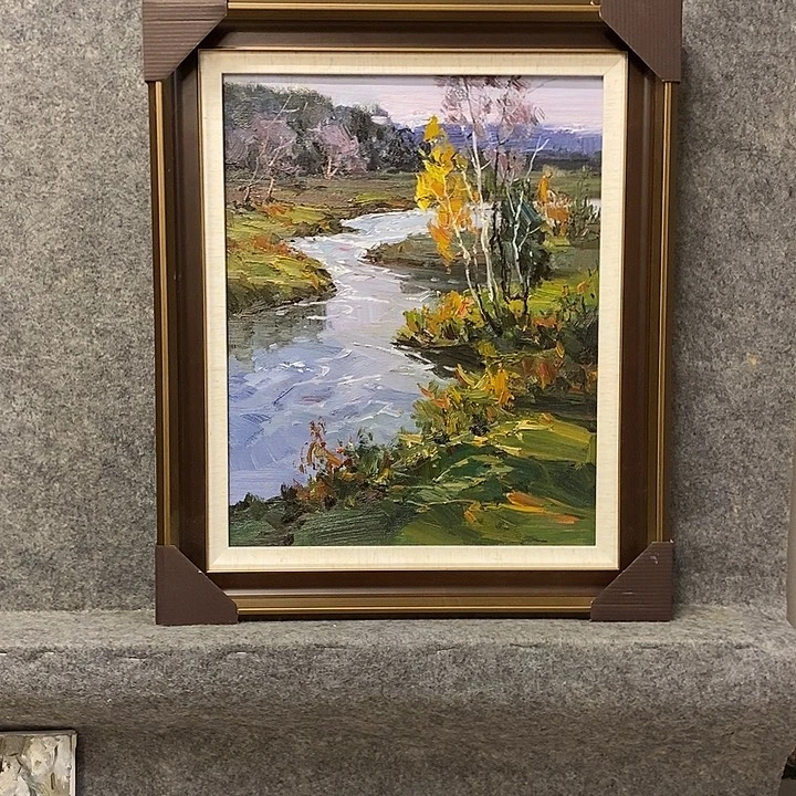 油画带外框画心尺寸40*30CM