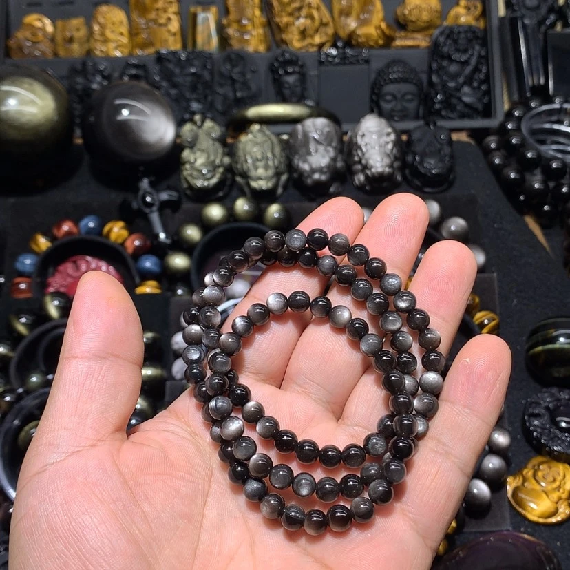 【闪购商品】黑曜岩珠宝奇石未镶嵌?****?