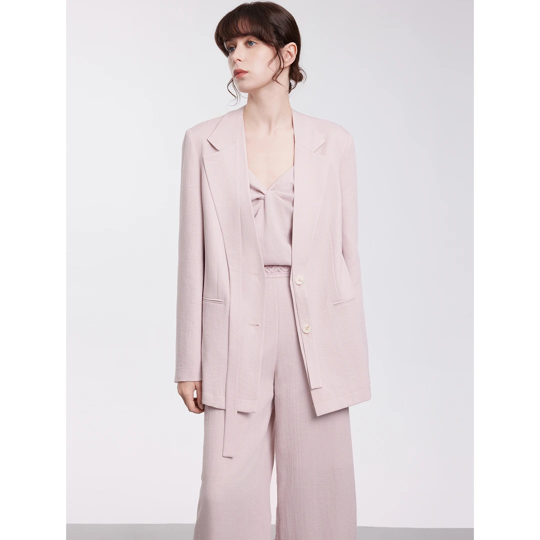 ELLE优雅通勤风西装女2025春季新款时髦小众时尚EX50664