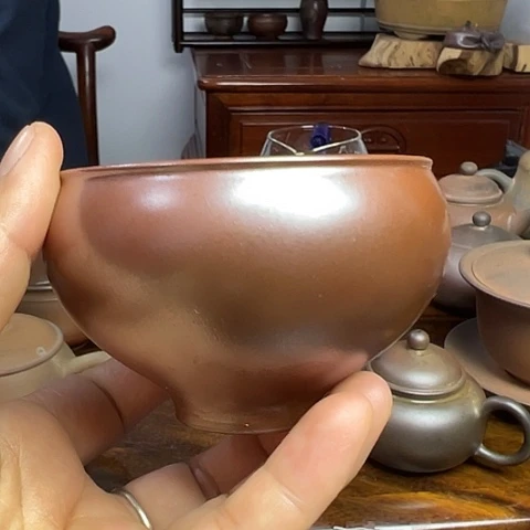 戬谷龙窑柴烧茶杯37