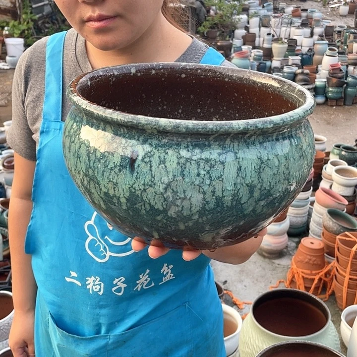 紫砂花盆口25高14正品正品