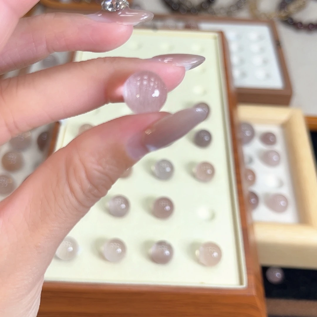 水晶手链未镶嵌夹*12.2m粉