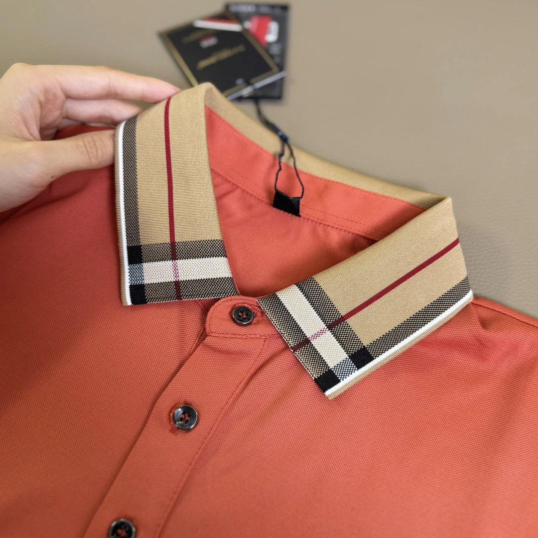 巴家轻奢POLO衫男士翻领短袖夏季商务休闲