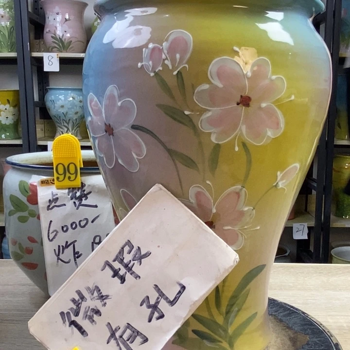 景德镇高温陶瓷花盆
