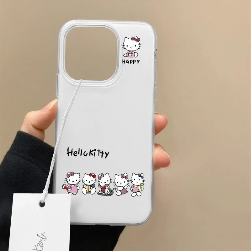 排列凯蒂适用苹果17PROMAX手机壳iPhone16PLUS卡通15可爱14硬壳13