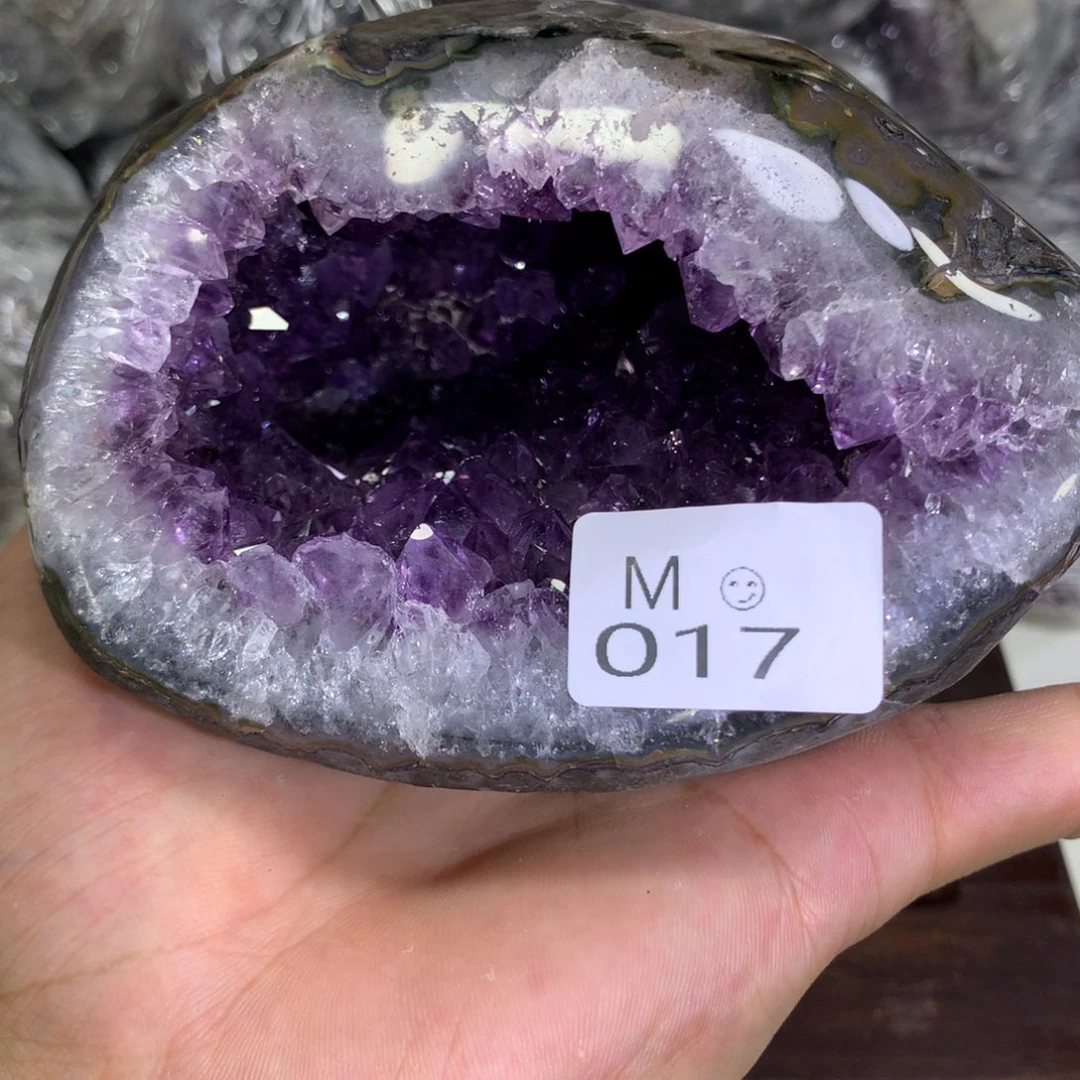 未镶嵌摆件紫晶水晶