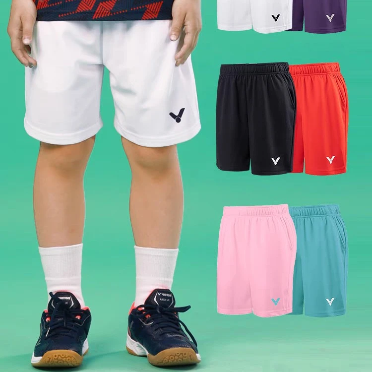 正品victor胜利羽毛球运动短裤.儿童系列针织R-32201 ll