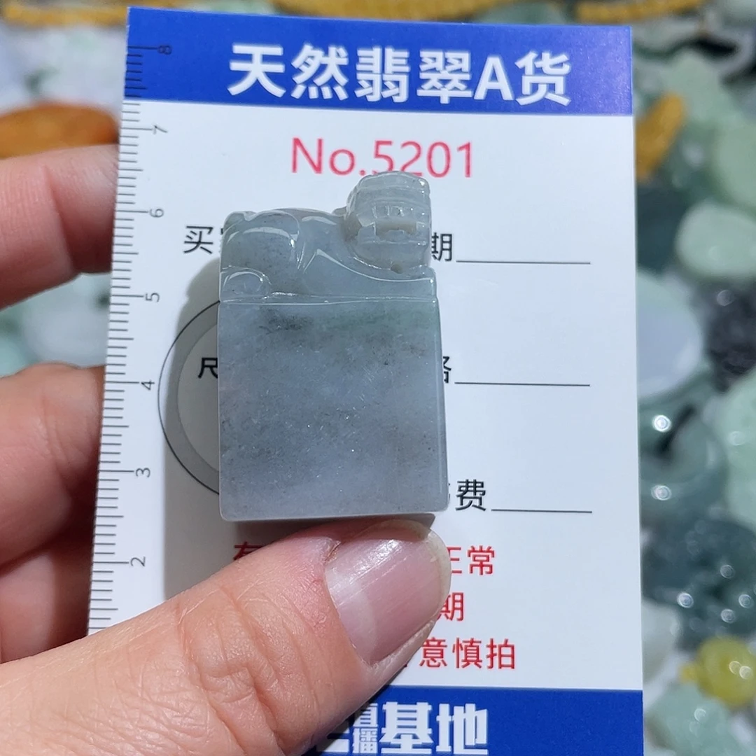 翡翠未镶嵌挂件5201