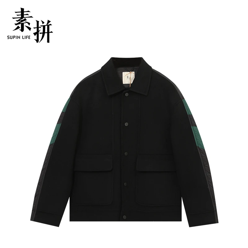 素拼羽绒服SPAYR357607AM