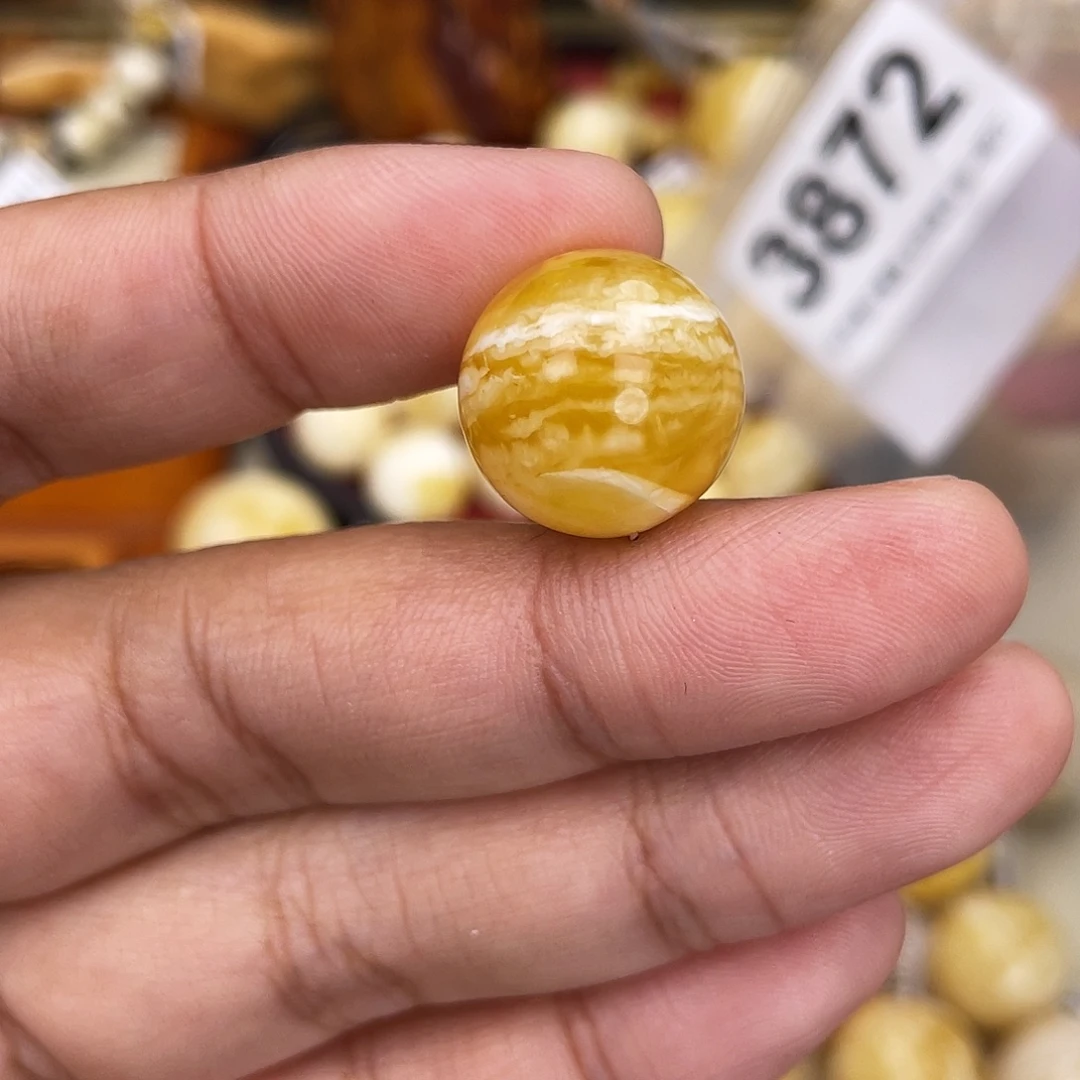 蜜蜡未镶嵌珠宝奇石粉16.2虎皮