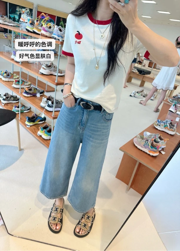 BQBQ 设计师品牌 小众新款苹果幸运T