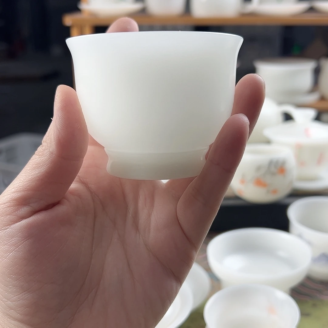 素烧璞玉压手杯120ml