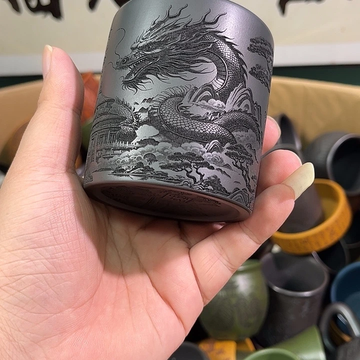 茶杯紫砂全手工紫砂主人杯