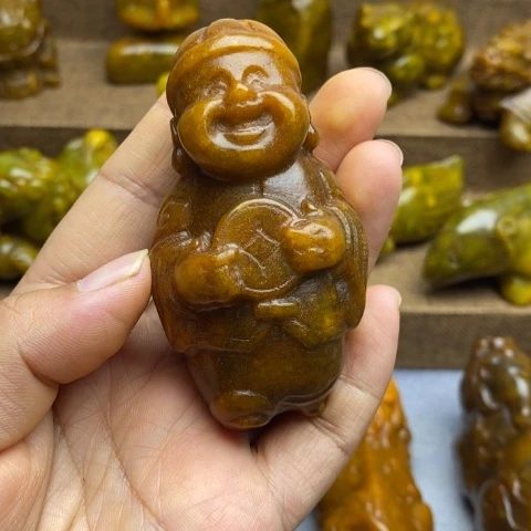 蛇纹石玉未镶嵌颈饰73