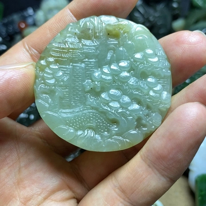 颈饰未镶嵌和田玉