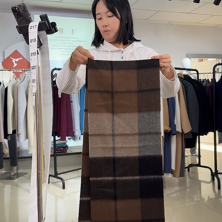 纯羊绒保暖围巾010