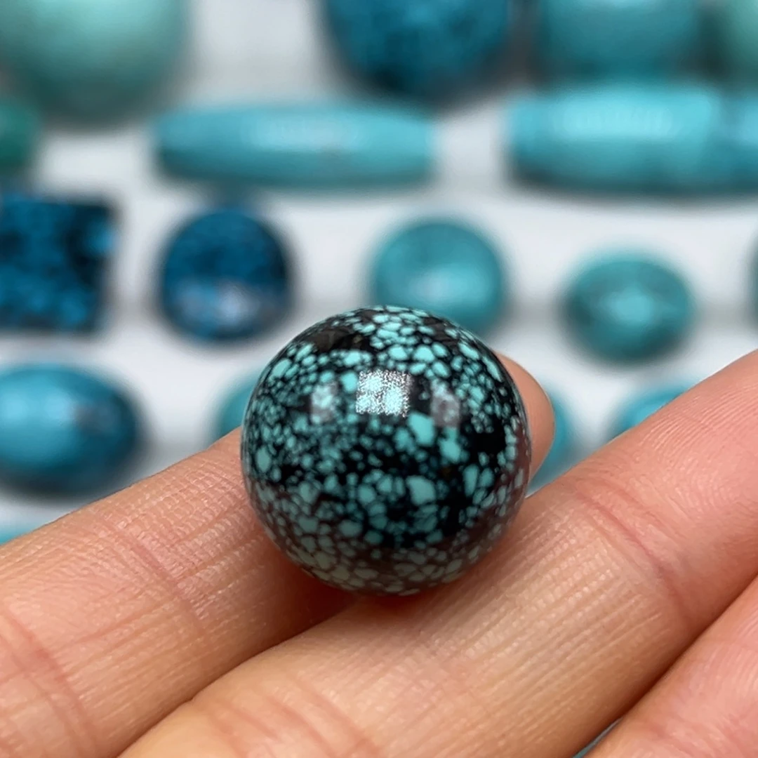 绿松石珠宝奇石未镶嵌狼***h