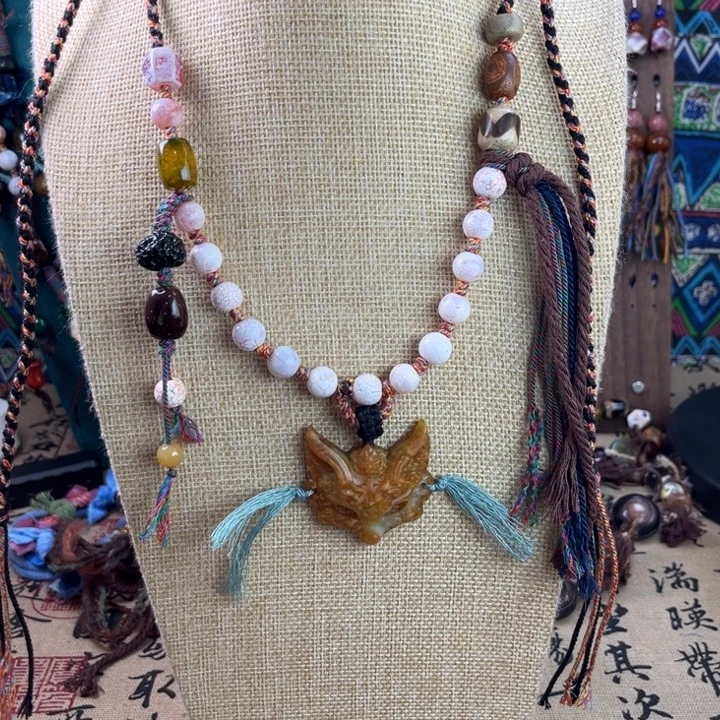 玛瑙/玉髓未镶嵌颈饰