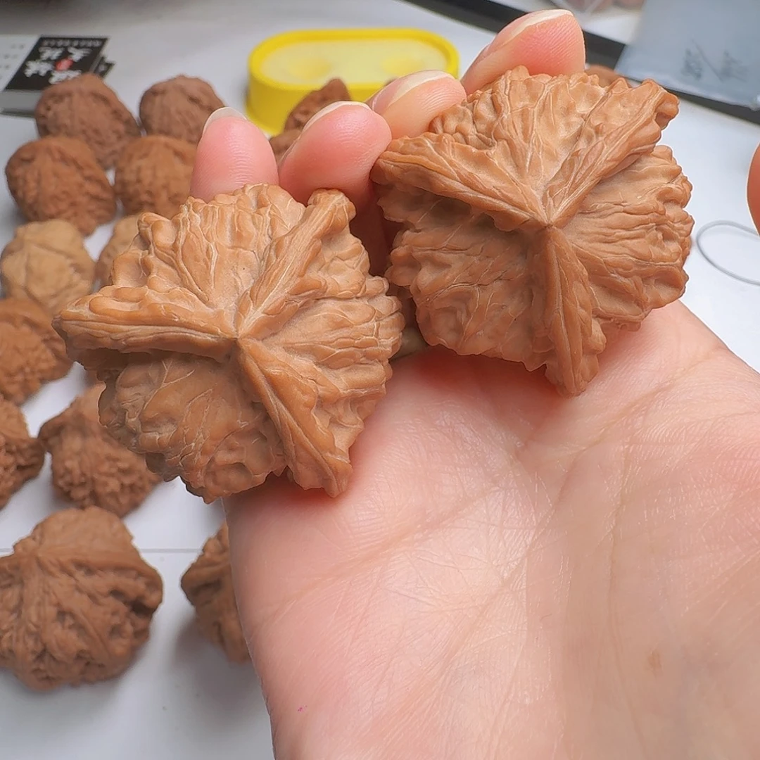 桃核吊坠盘山三棱