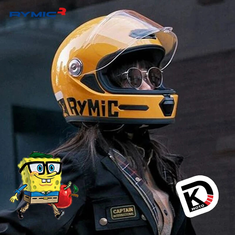 RYMIC(现货先发)睿觅V80复古全盔海绵宝宝联名款