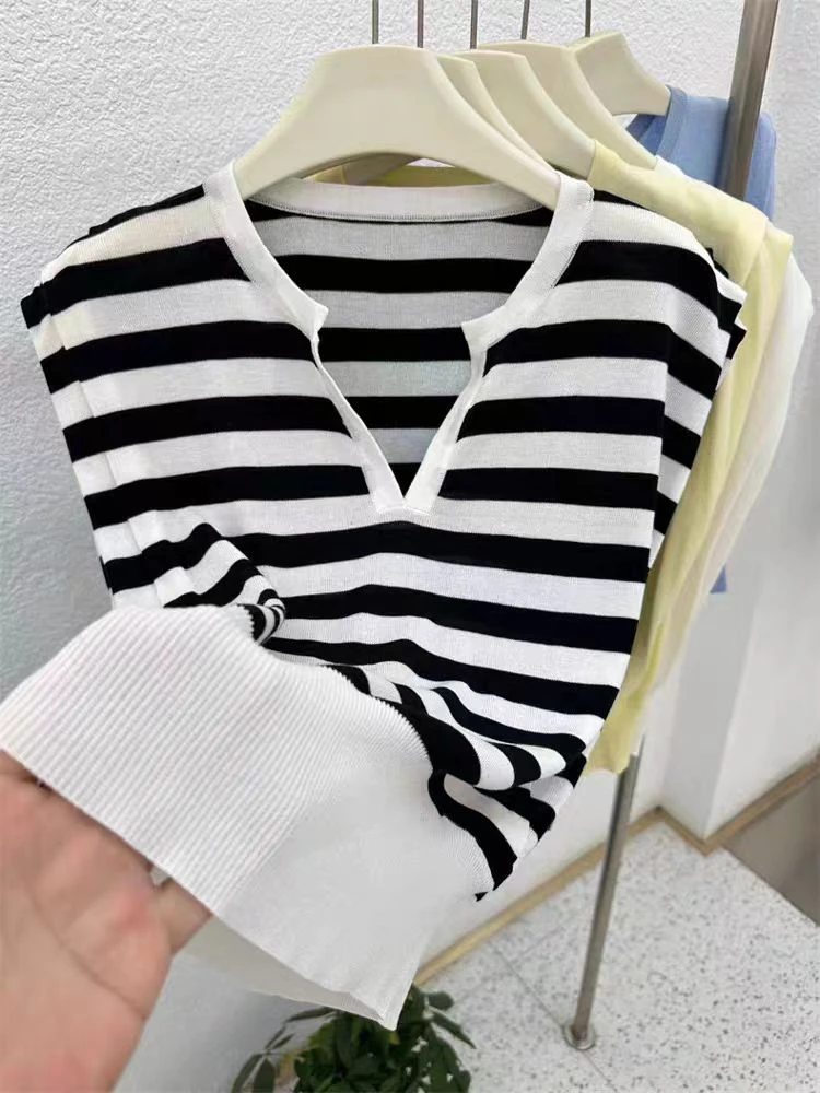 0511-31   女款气质时尚气质百搭针织衫 QD  25361-7