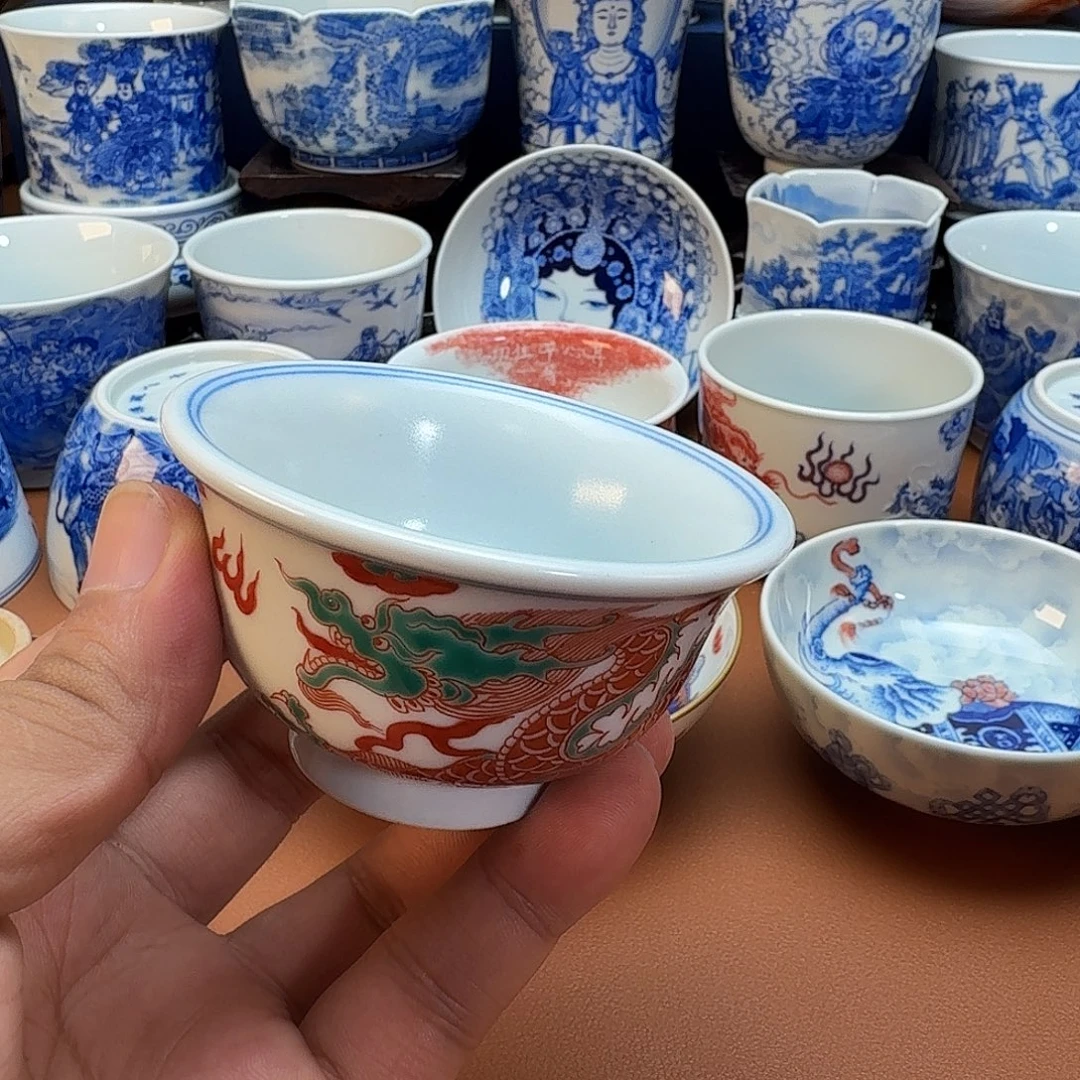 *****杯子景德镇全手工手绘陶瓷