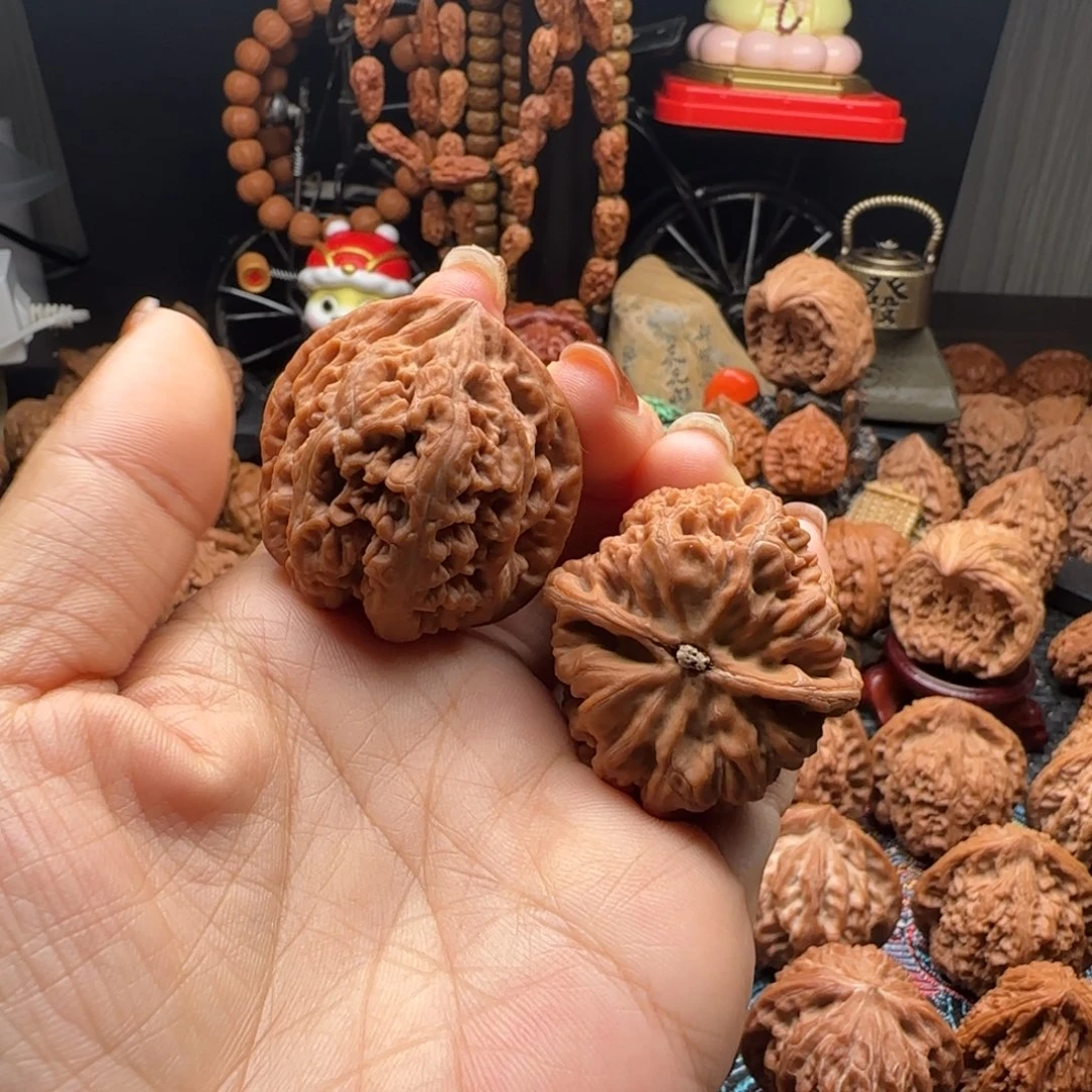 文玩核桃把件全品小粗筋39