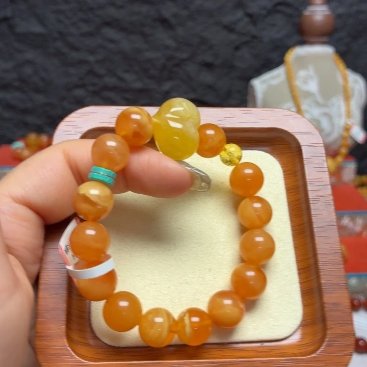 蜜蜡未镶嵌手链手串