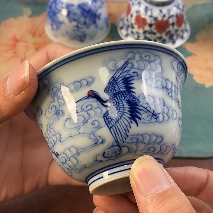 杯现代景德镇全手工全手绘茶具167888