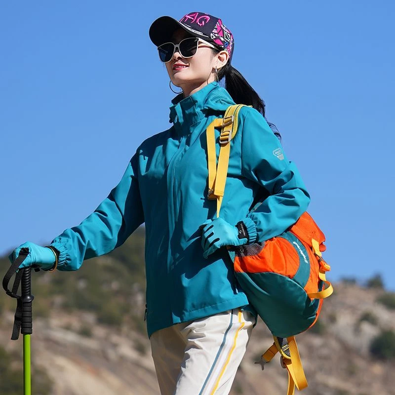 2025夹克防风防水户外登山冲锋衣新款新款春秋运动上衣短外套春秋