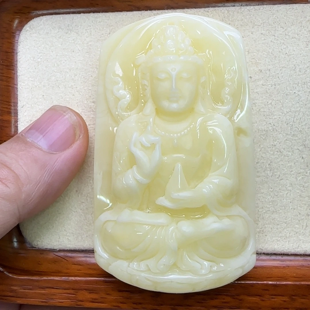 蜜蜡未镶嵌吊坠(赠链)蜜蜡吊坠