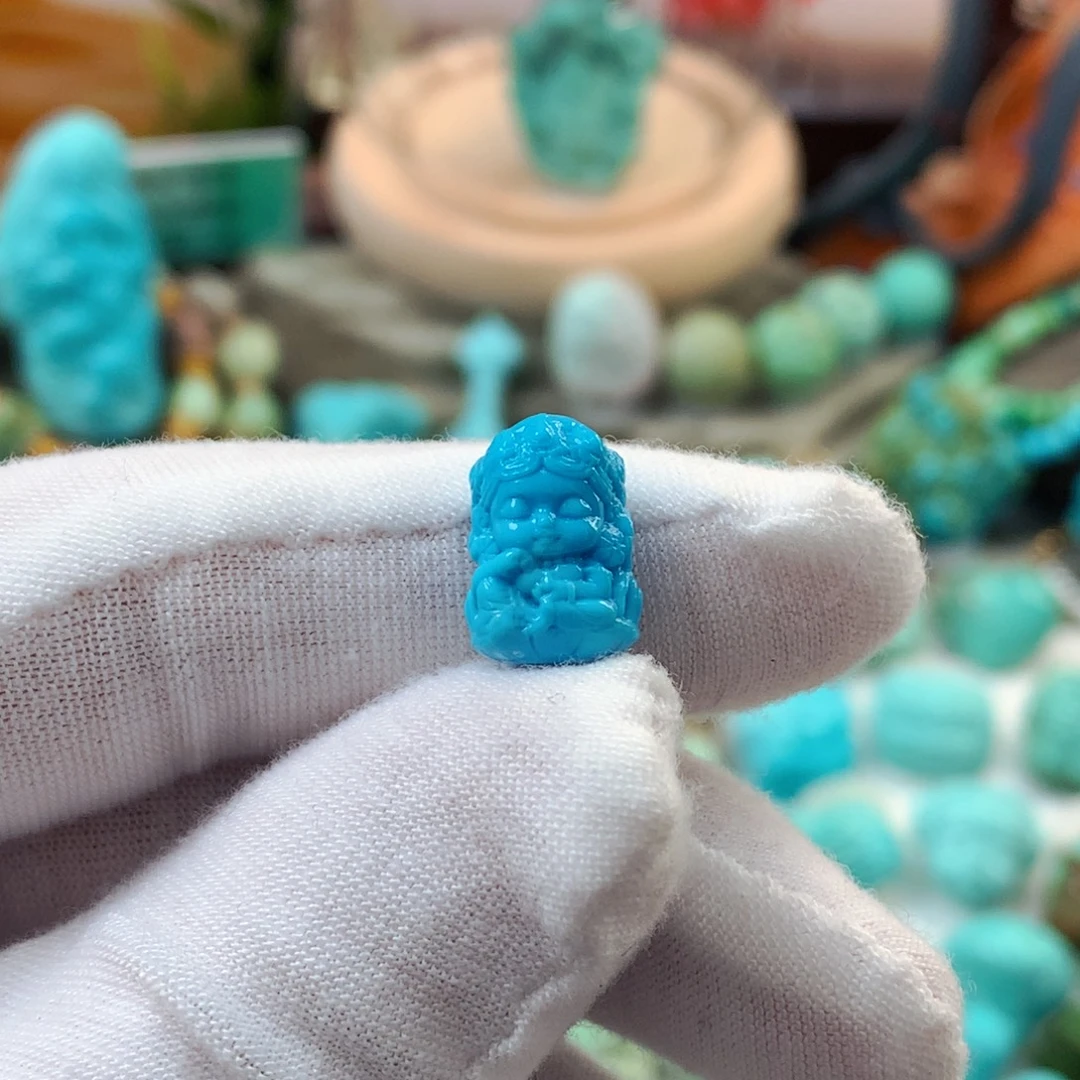 绿松石未镶嵌珠宝半成品