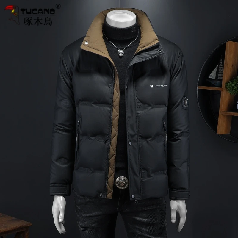 TUCANO/啄木鳥冬季新款棉服男款立领休闲外套极简风时尚商务