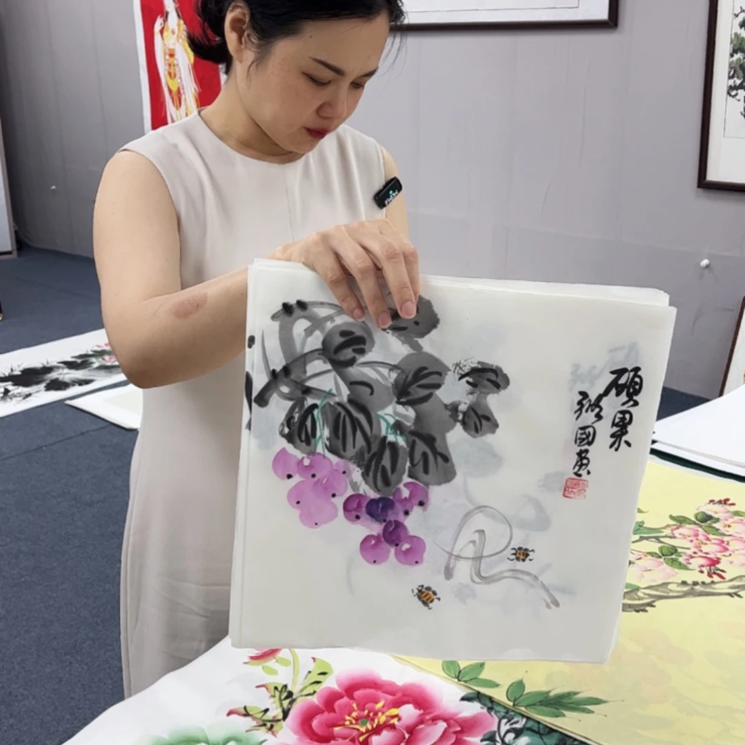 国画宣纸国画纯手绘作品