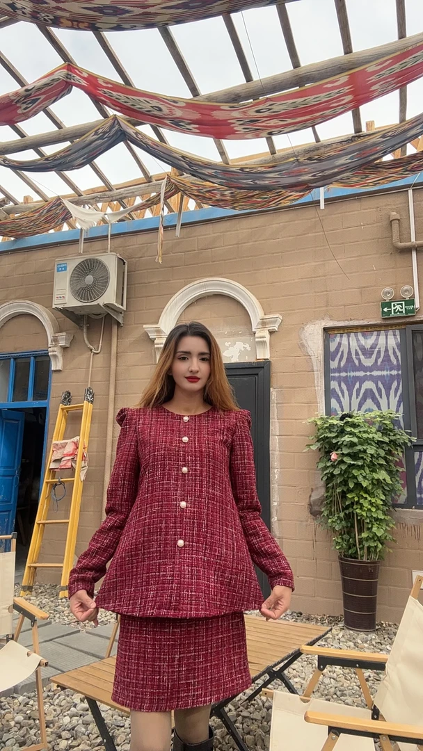 孕妇两件套，孕妇休闲套装，孕妇秋冬季套装，孕妇半身裙