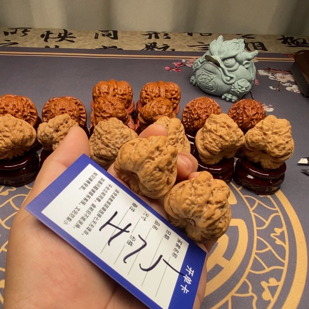 文玩核桃把件37尺寸肌肉蛙