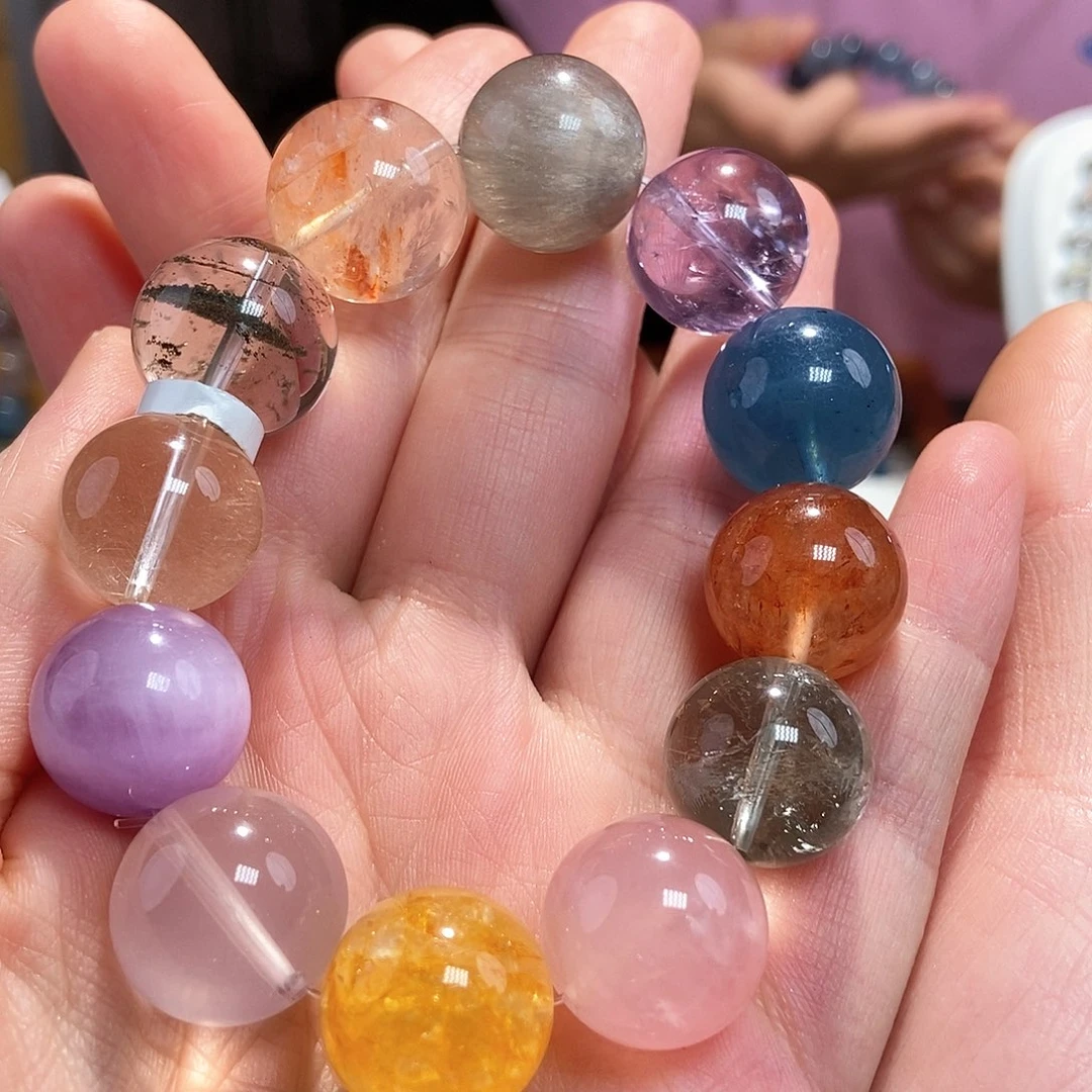 水晶手链未镶嵌七*七多宝17+