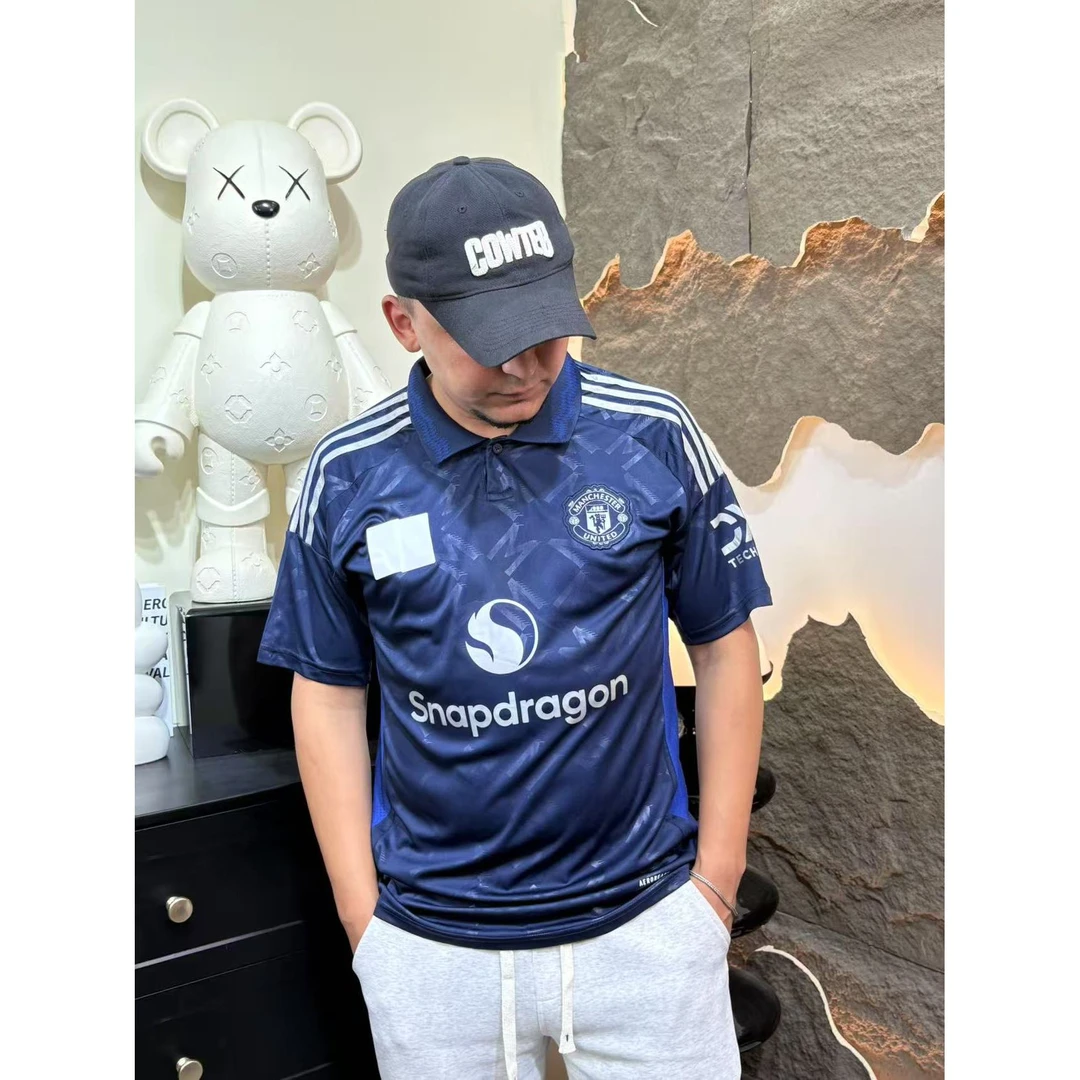 2025爆款球衣短袖运动足球男女同款曼联24-25足球球服男