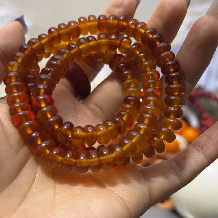 大果紫檀（缅甸花梨）0.9/108全蜜算盘脖挂mm