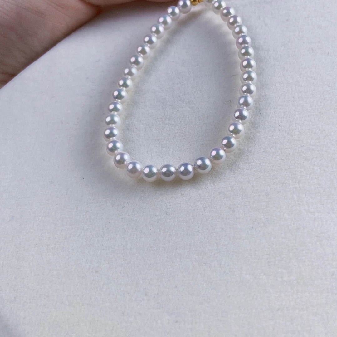 淡水珍珠手绳银S925镶嵌