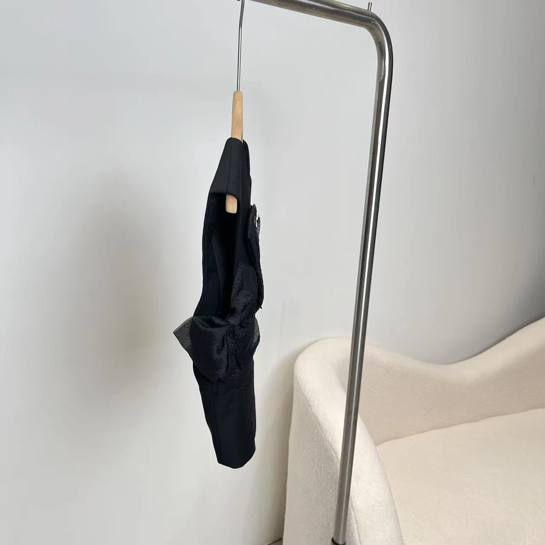 新款梭织马甲黑色D96 7238卓系