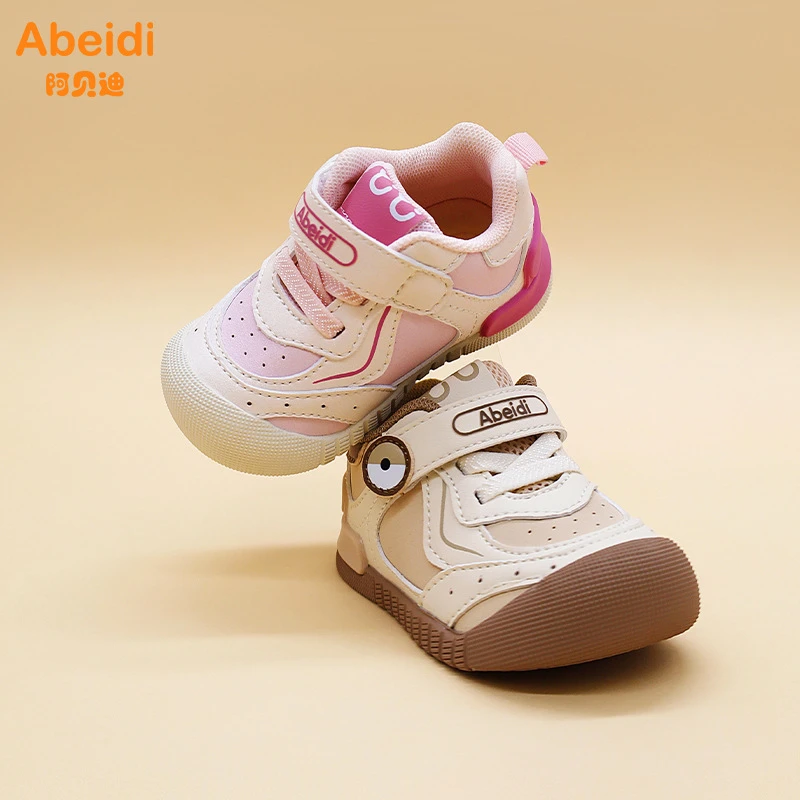 阿贝迪春秋季儿童软底防滑透气学步机能鞋男女童小童婴幼童休闲鞋