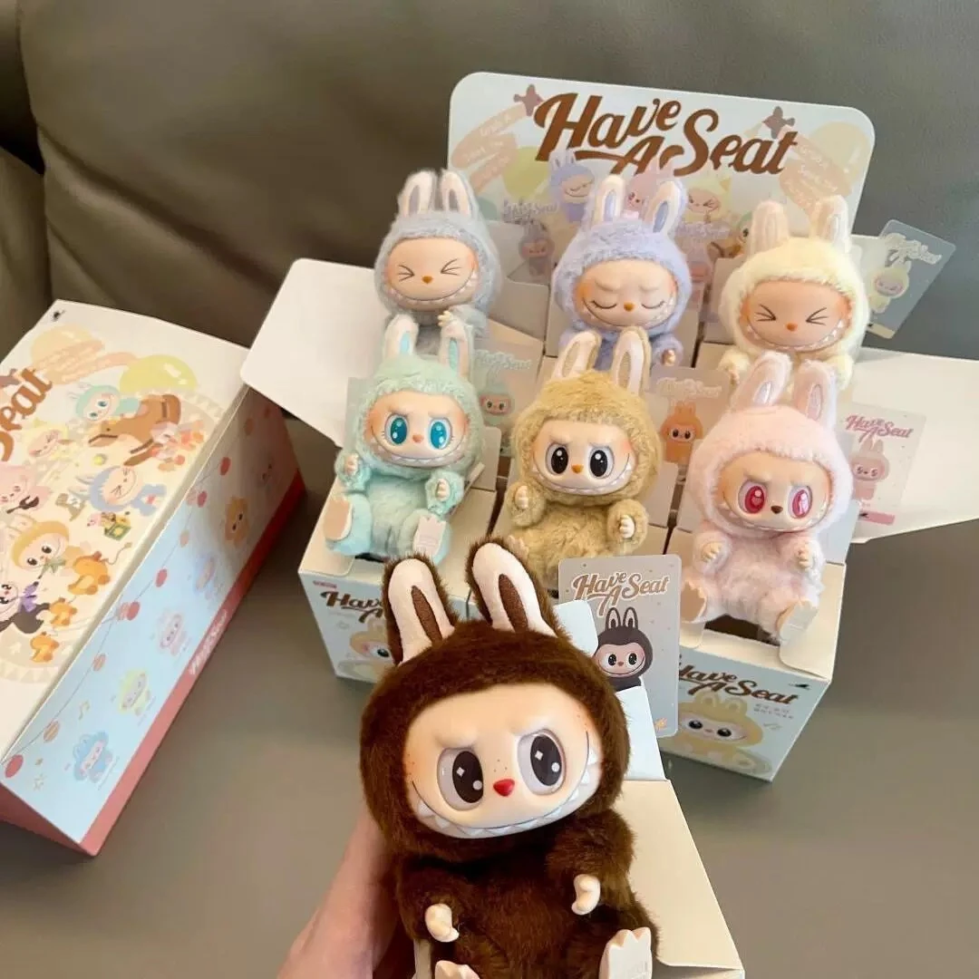 【祖国版】搪胶摆件一代玩偶玩具labubu拉布布拉布布毛绒玩具