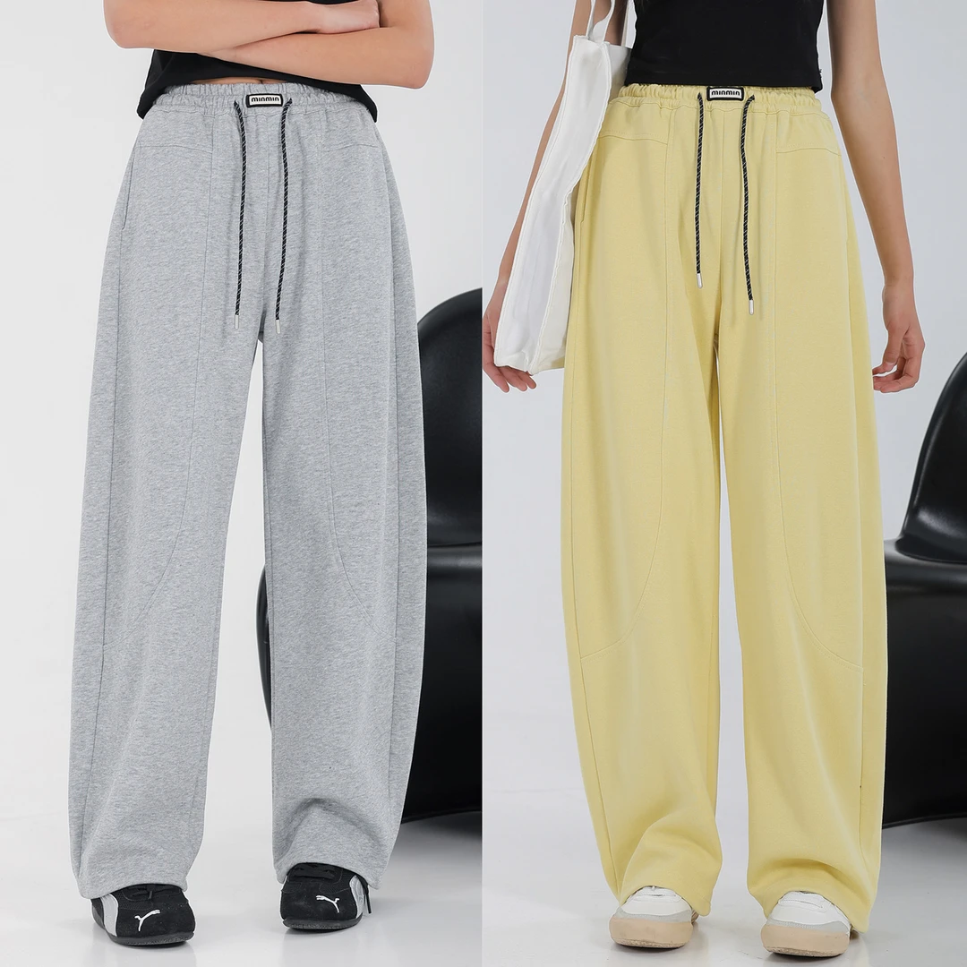 【2025春季新品】10582女大童拼接款弯刀裤春装