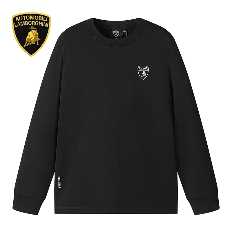 兰博基尼雅雅专柜奢牌正品男卫衣冬季高端轻奢欧货加绒厚款53027